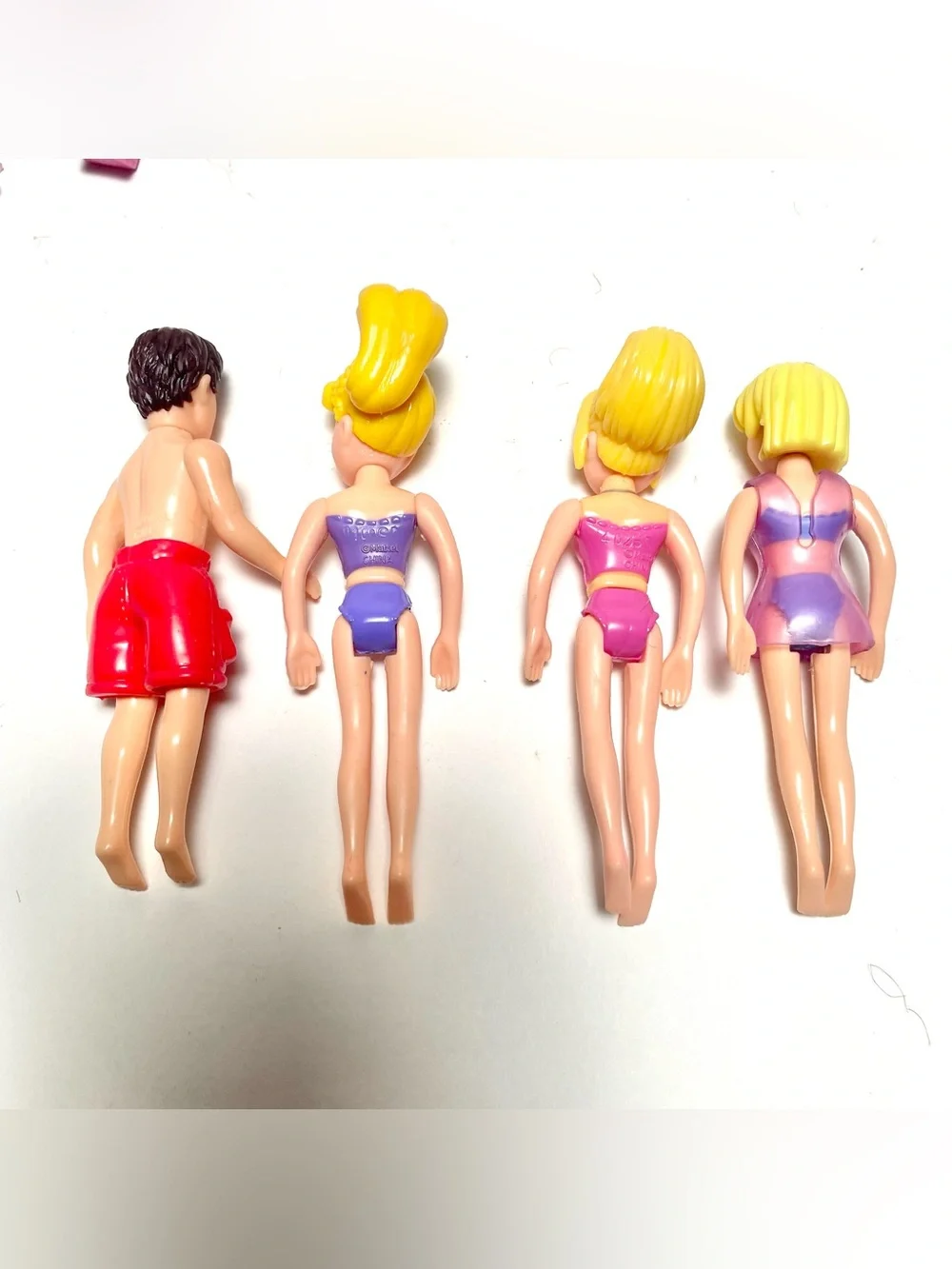 Vtg Early 2000’s Polly Pocket Lot-Dolls, Clothes, Dressing Room, Vanity Y2K